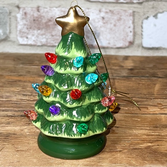 Mr. Christmas Holiday Mr Christmas Lit Mini Nostalgic Green